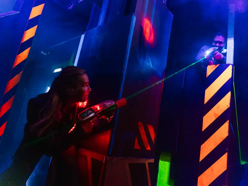 Laserspill i arenaen