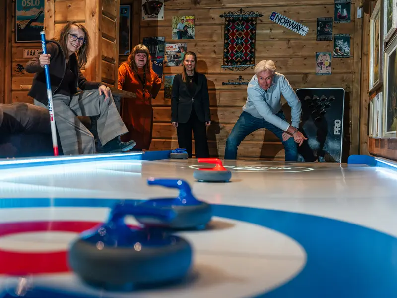 Streetcurling på Fjellstua